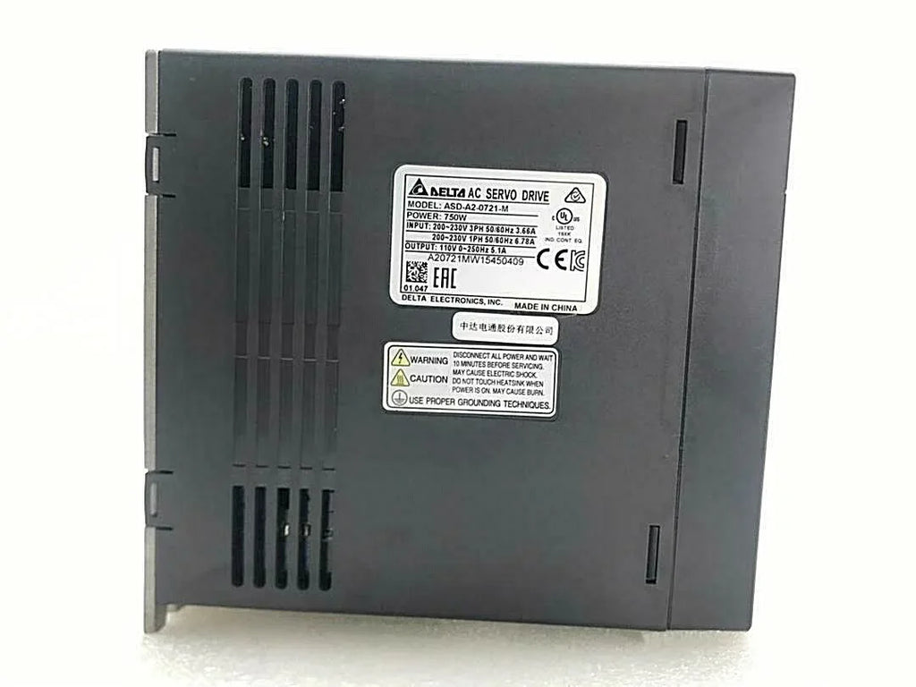 DELTA ELECTRONICS ASD-A2-0721-M 750W 220V AC Servo Drive - ZYYKZ Test Equipment