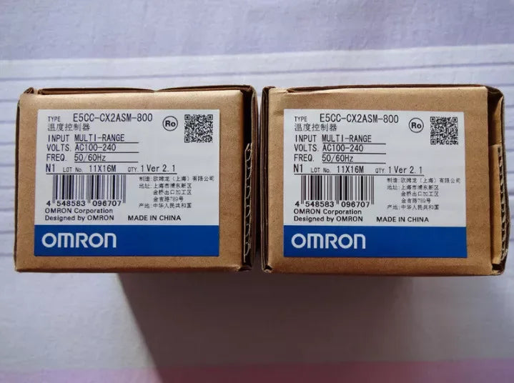 OMRON E5CC-CX2ASM-800 Digital Temperature Controller with Dual Input - ZYYKZ Test Equipment