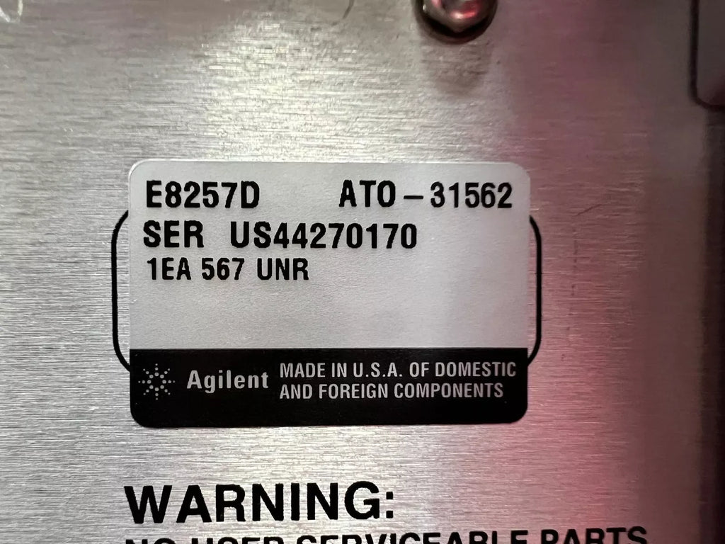 Keysight E8257D PSG Analog Signal Generator, 250 kHz to 67 GHz - ZYYKZ Test Equipment