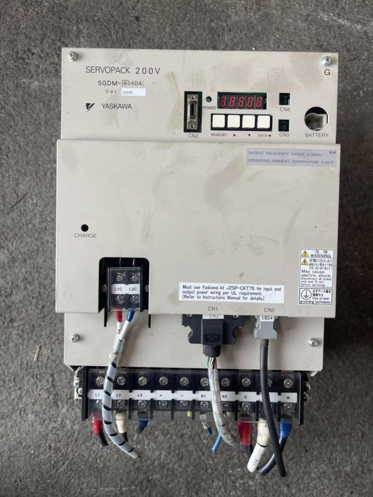 Yaskawa SGDM-60ADA Servopack Servo Drive - High Performance Motion Control - ZYYKZ Test Equipment