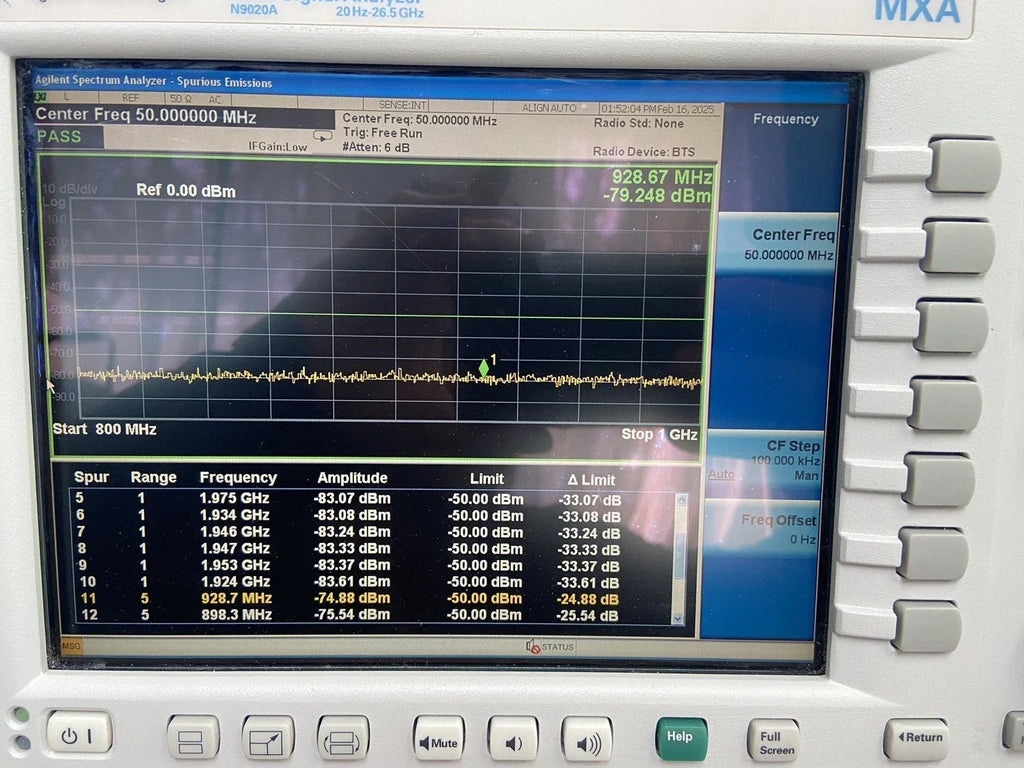Agilent N9020A MXA Signal Analyzer, 20 Hz to 26.5 GHz, Calibrated - ZYYKZ Test Equipment