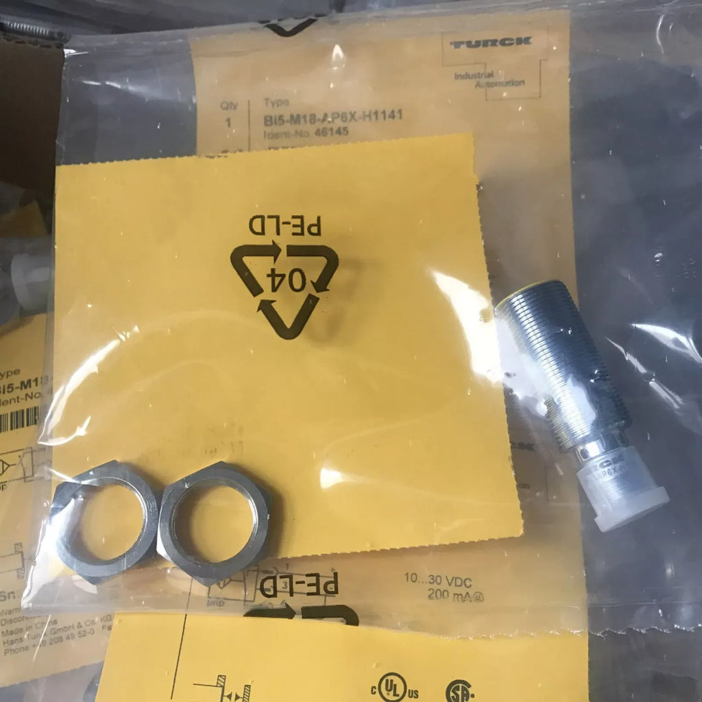 TURCK Bi5-M18-AP6X-H1141 Inductive Proximity Sensor, M18, 10-30V DC - ZYYKZ Test Equipment