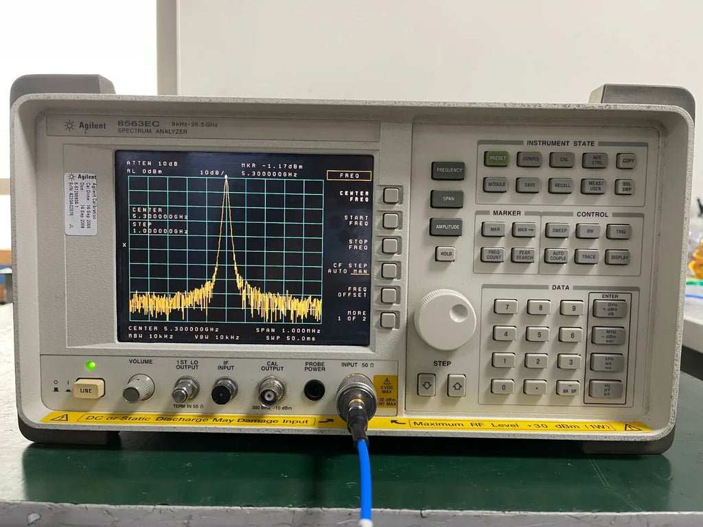 Agilent 8563EC Spectrum Analyzer 9 kHz to 26.5 GHz with Option 007 - ZYYKZ Test Equipment