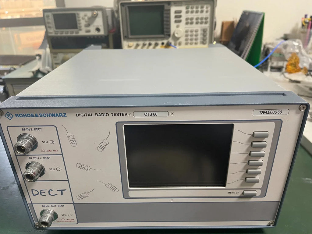 ROHDE & SCHWARZ CTS60 DECT Radio Communication Tester with Options K6 and K62 - ZYYKZ Test Equipment