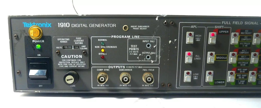Tektronix 1910 Digital Signal Generator - Precision Test Equipment - ZYYKZ Test Equipment
