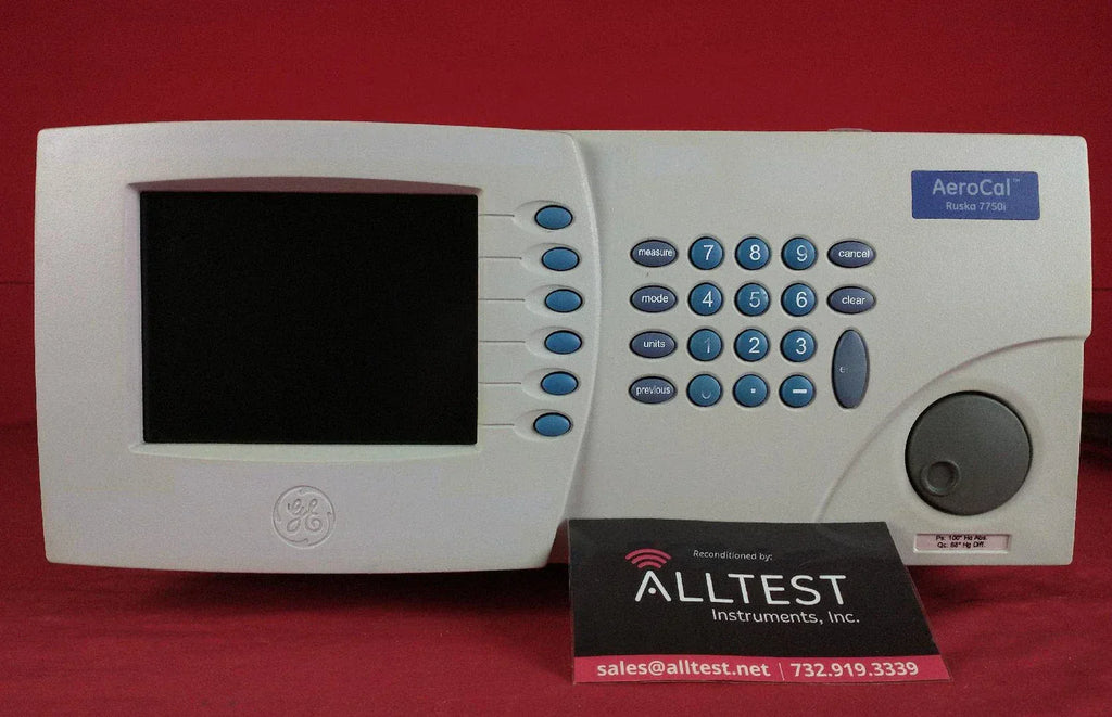 Ruska 7750i Laboratory Air Data Test Set with Precision Pressure and Temperature Measurement - ZYYKZ Test Equipment