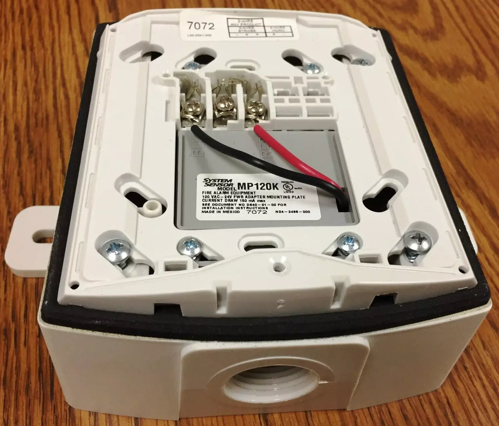 System Sensor P2WHK-P Fire Alarm Horn Strobe with White Housing - ZYYKZ Test Equipment