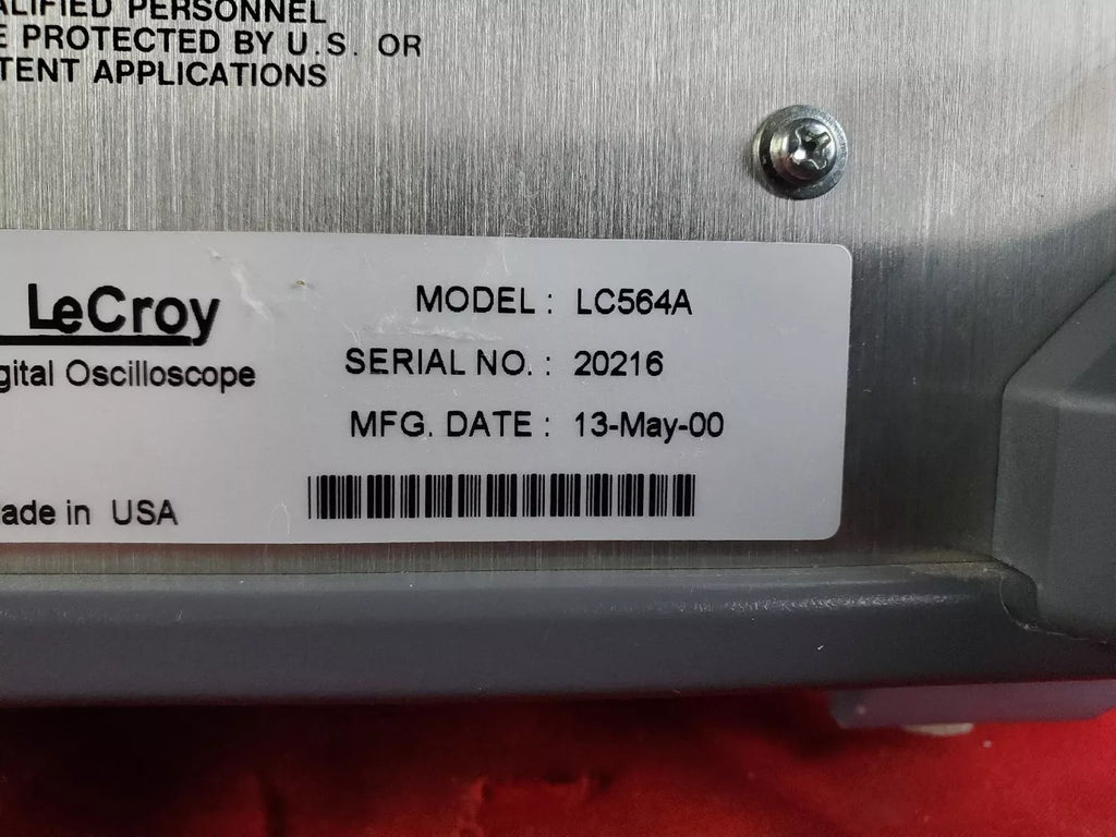 LeCroy LC564A 1 GHz Color Digital Storage Oscilloscope - ZYYKZ Test Equipment