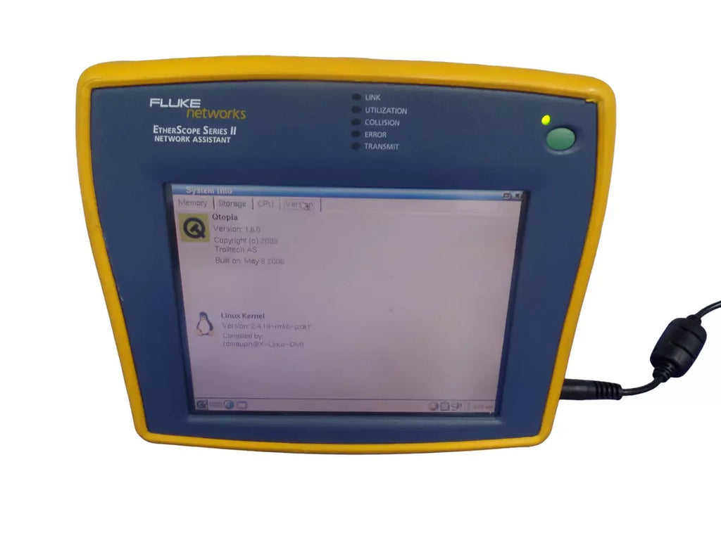 Fluke Networks EtherScope Series II Portable Network Analyzer - ZYYKZ Test Equipment