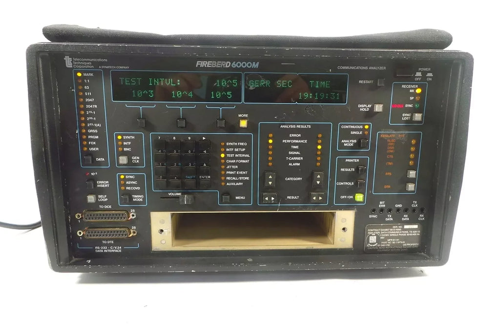 TTC FireBerD 6000M High-Performance Communications Analyzer - ZYYKZ Test Equipment