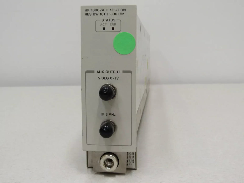 Agilent 70902A IF Section 100 Hz - 300 kHz - ZYYKZ Test Equipment