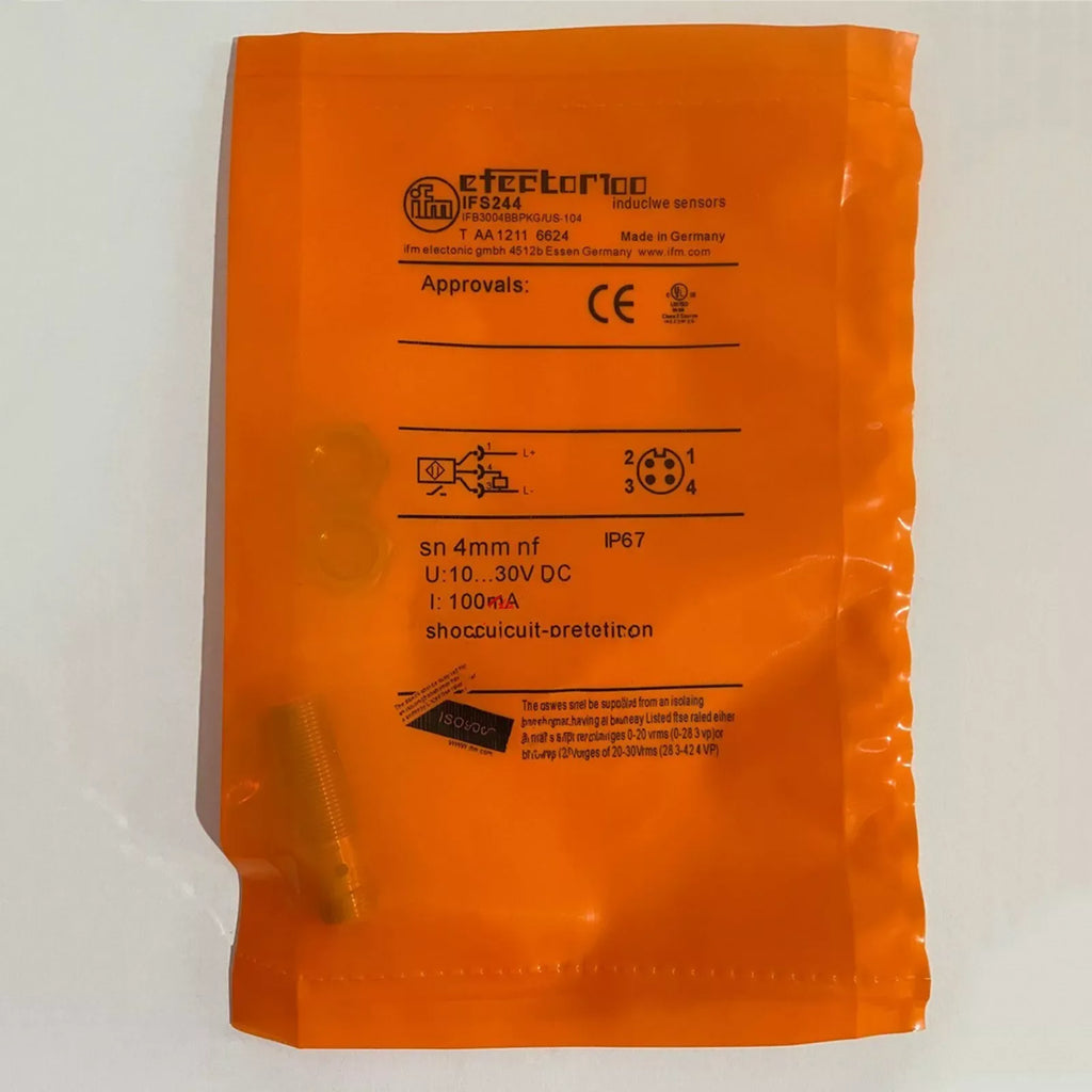 IFM IFS244 Inductive Proximity Sensor - High Precision Detection - ZYYKZ Test Equipment
