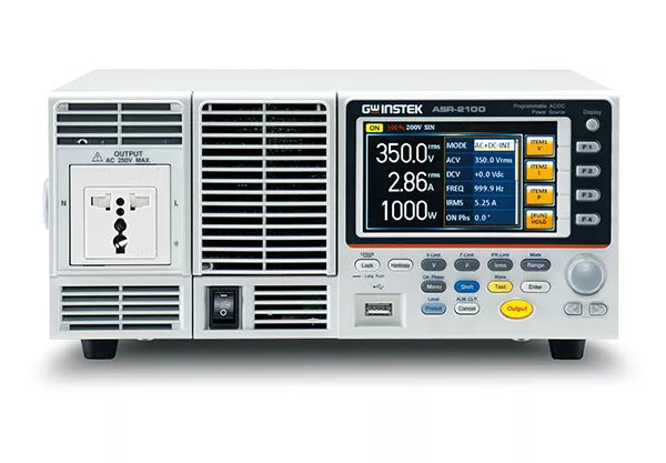 GW Instek ASR-2100 Programmable AC/DC Power Source - 1000VA Power Supply with GPIB Interface