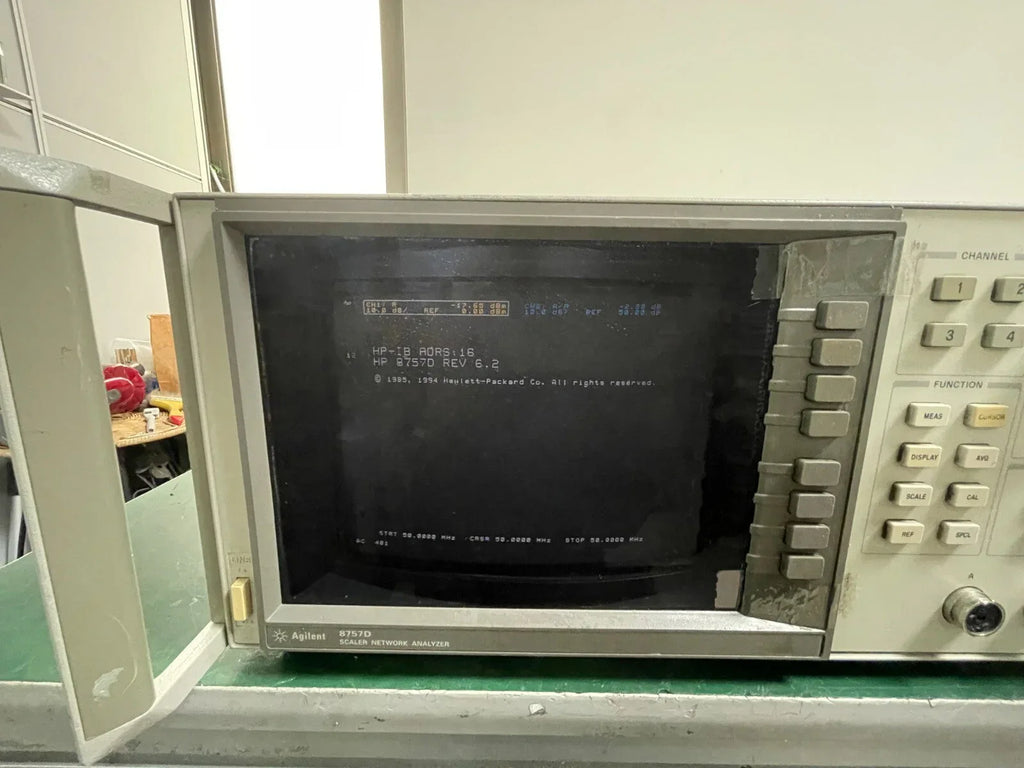 Agilent 8757D Scalar Network Analyzer, 300 kHz to 6 GHz - ZYYKZ Test Equipment
