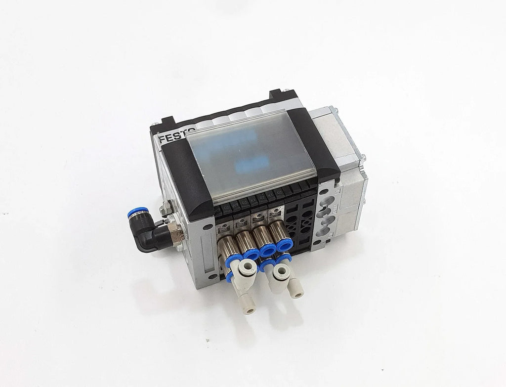 FESTO CPV10-GE-MP-6 Pneumatic Valve Manifold Interface Block - ZYYKZ Test Equipment