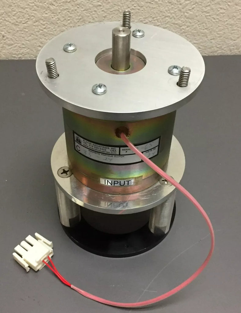 Placid Industries C35-24 Magnetic Particle Clutch with Dual-End Frames - ZYYKZ Test Equipment
