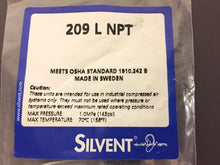 Load image into Gallery viewer, Silvent 209-L-NPT Full-Cone Air Spray Nozzle, 17 Nm³/h, 3.4 Nm Pressure - ZYYKZ Test Equipment