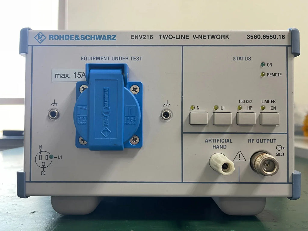 Rohde & Schwarz ENV216 Two-Line LISN V-Network for EMI Testing - ZYYKZ Test Equipment