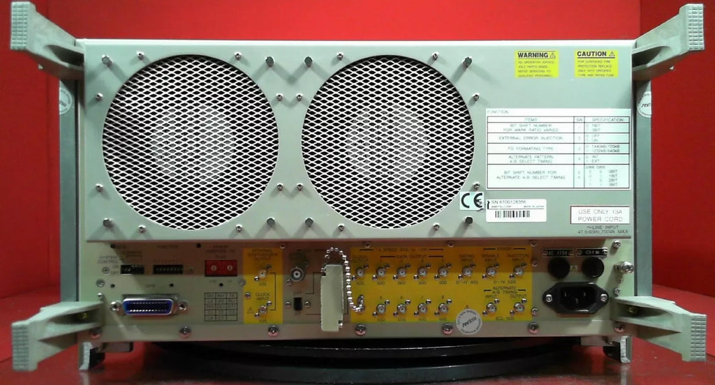 Anritsu MP1763B 12.5 GHz Pulse Pattern Generator - ZYYKZ Test Equipment