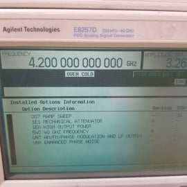 40 GHz High-Performance PSG Signal Generator - ZYYKZ Test Equipment