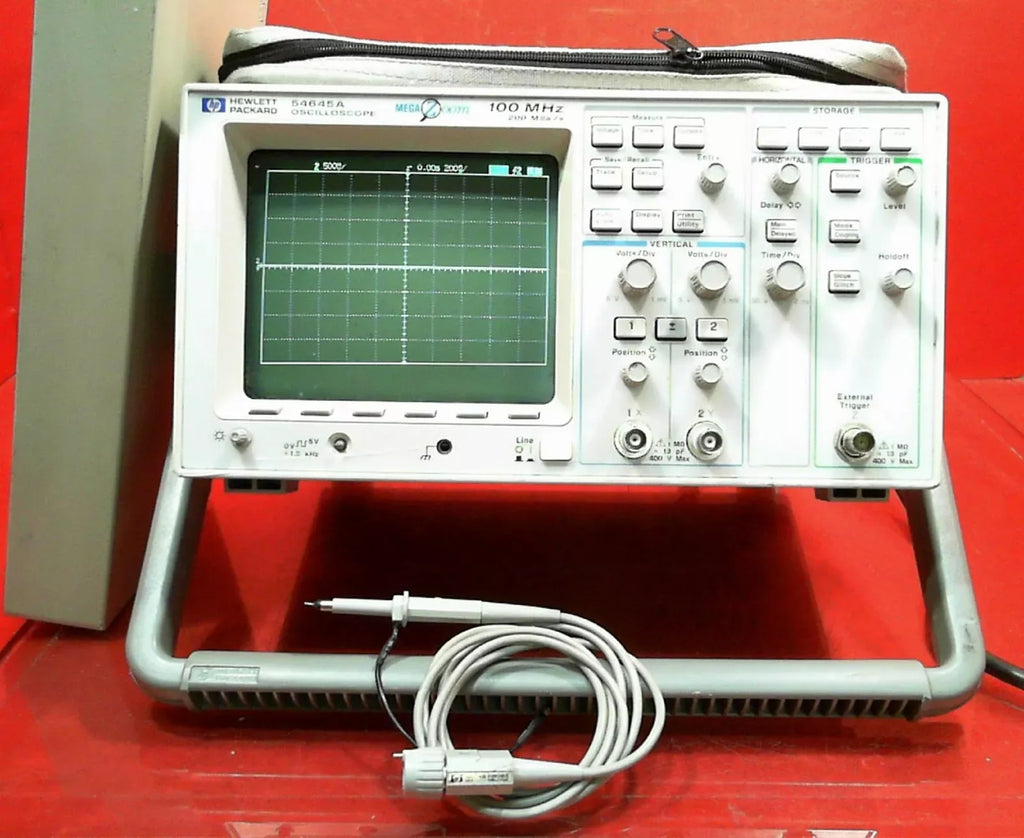 Agilent 54645A 100MHz Oscilloscope with 10074B Probe - ZYYKZ Test Equipment