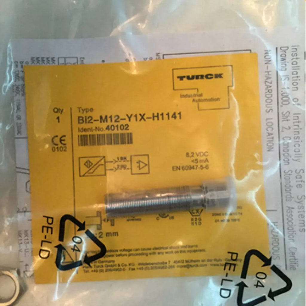 TURCK BI2-M12-Y1X-H1141 Inductive Proximity Sensor - M12, 10-30V DC - ZYYKZ Test Equipment