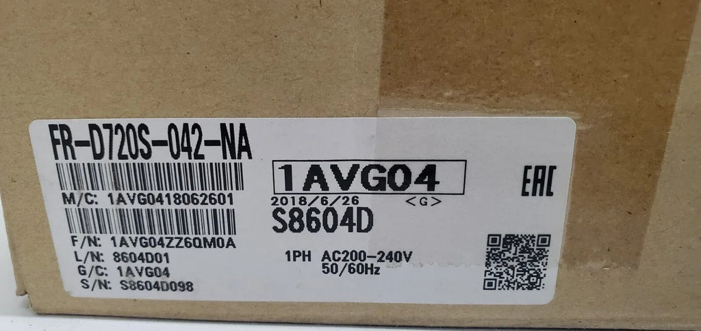 Mitsubishi FR-D720S-042-N 0.75 kW AC Inverter Drive Variable Frequency Drive - ZYYKZ Test Equipment