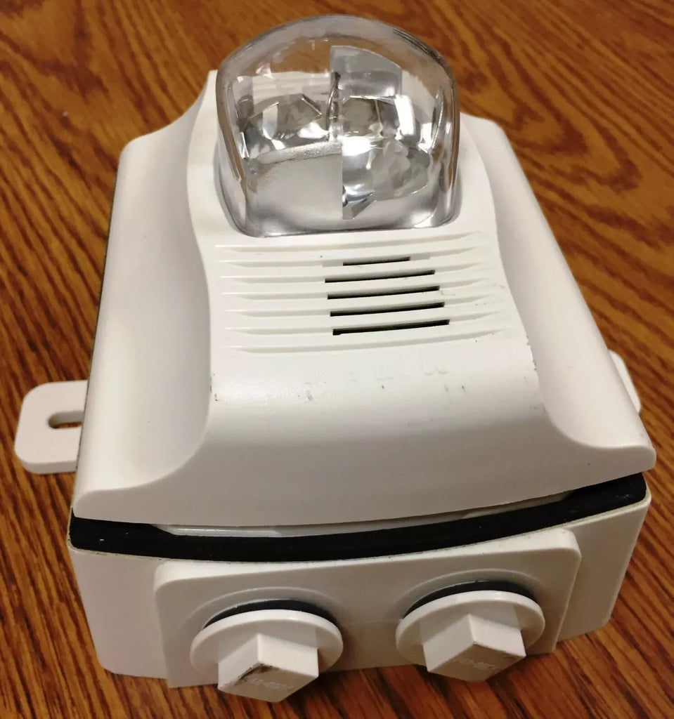 System Sensor P2WHK-P Fire Alarm Horn Strobe with White Housing - ZYYKZ Test Equipment