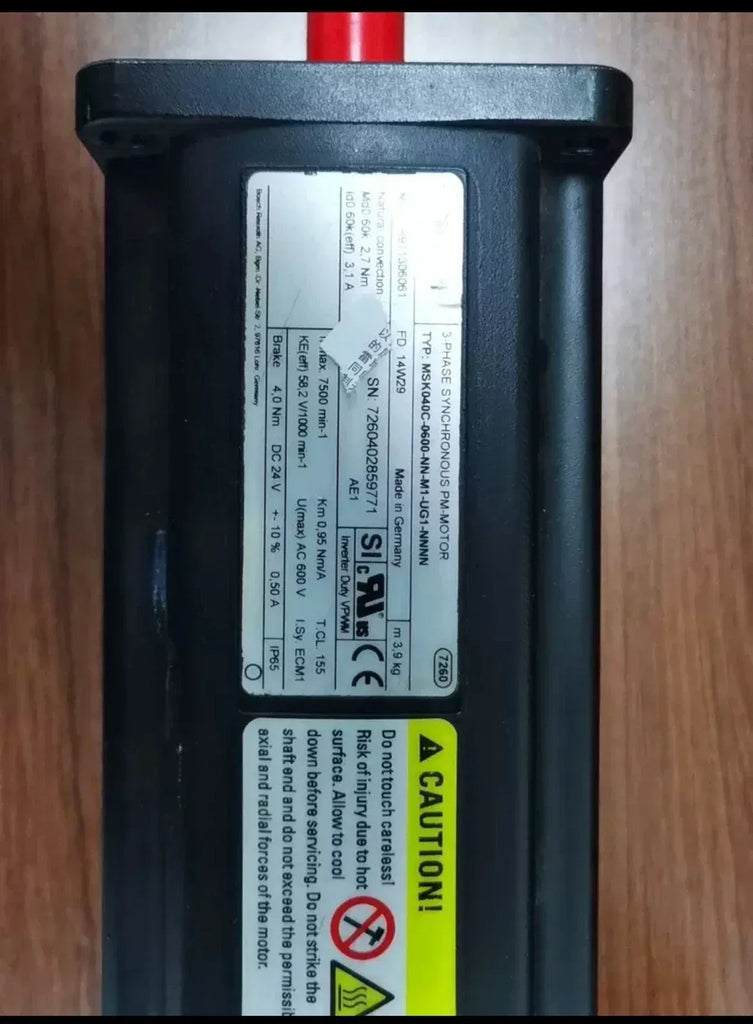 Rexroth MSK040C-0600-NN-M1-UG1-NNN Servo Motor R911306061 - ZYYKZ Test Equipment