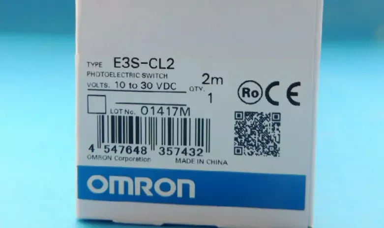Omron E3S-CL2 Photoelectric Sensor Switch - Compact, Reliable Detection - ZYYKZ Test Equipment