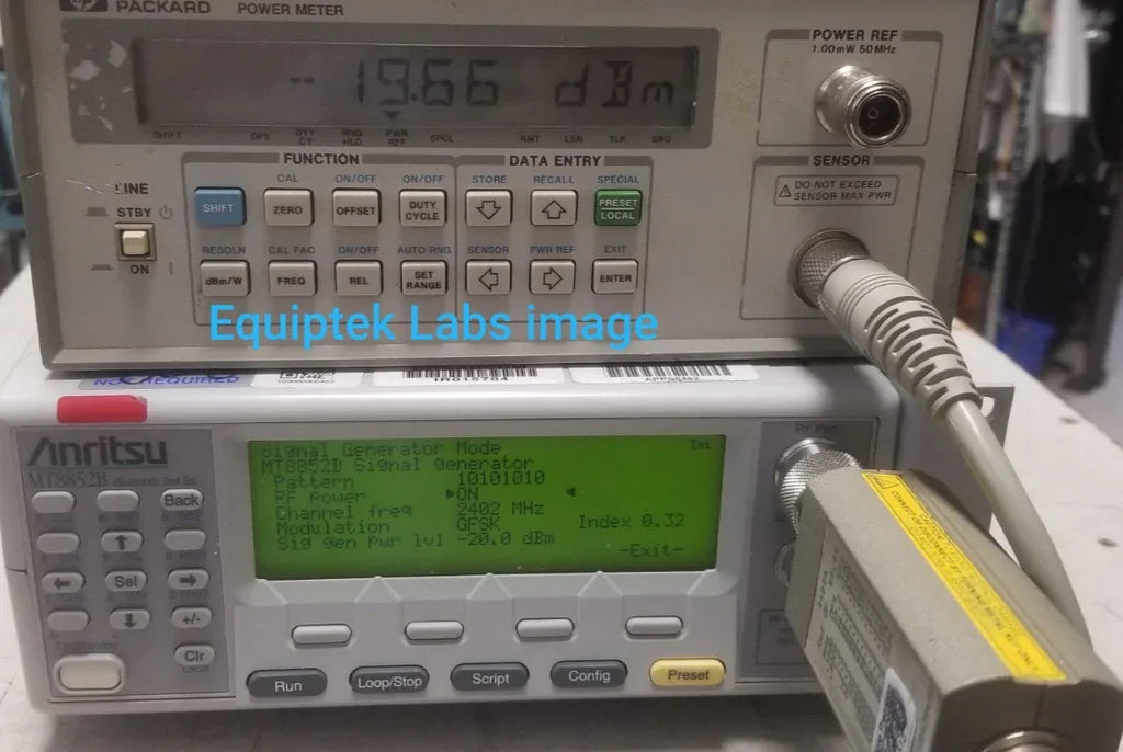 Anritsu MT8852B Bluetooth Test Set for Wireless Device Testing - ZYYKZ Test Equipment