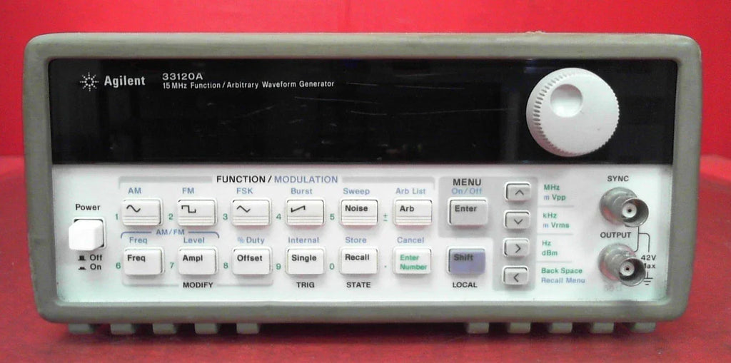 Agilent 33120A Function / Arbitrary Waveform Generator 15 MHz - ZYYKZ Test Equipment