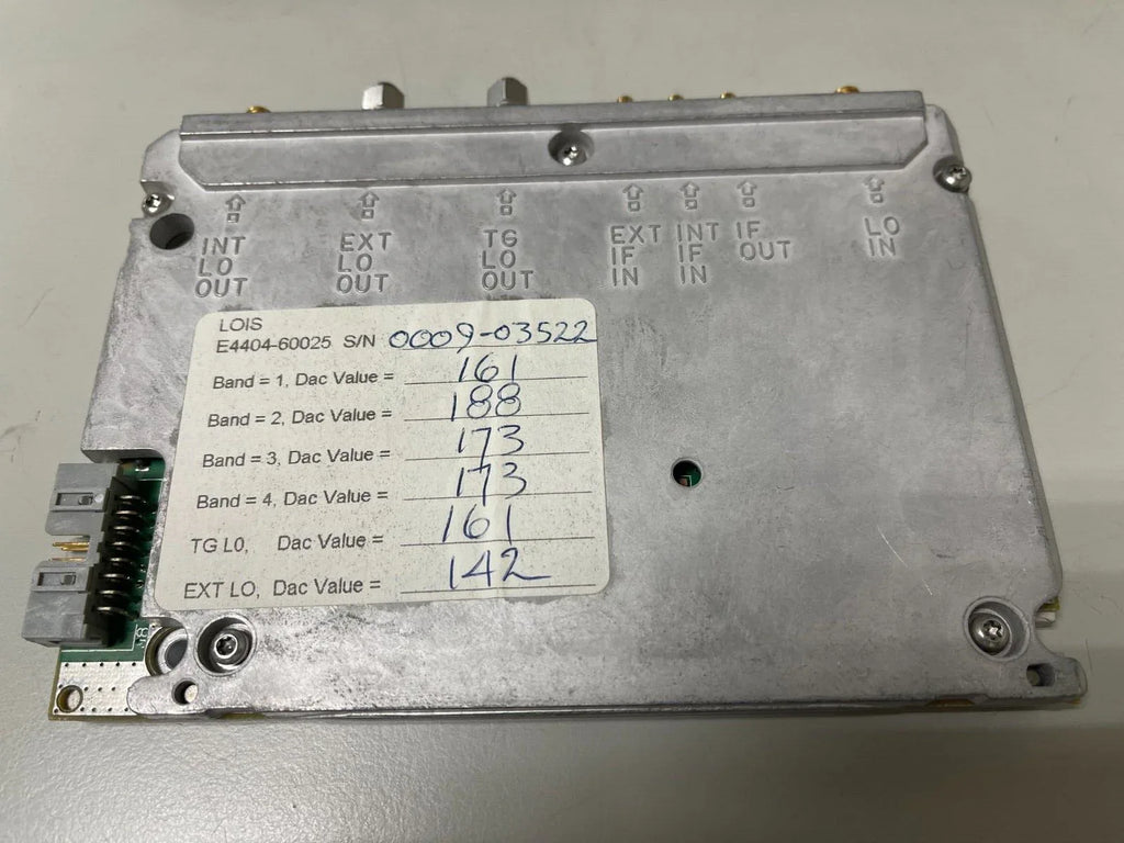 HP Agilent E4404-60025 LOIS Assembly for ESA-E Series Spectrum Analyzers - ZYYKZ Test Equipment