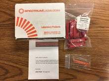 Load image into Gallery viewer, Spectrum Labs 142152 Red Universal Closure, Cellulose Ester, 50mm, Pack of 10 - ZYYKZ Test Equipment