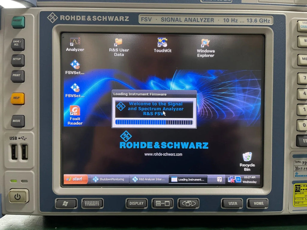 Rohde & Schwarz FSV13 Signal and Spectrum Analyzer 10 Hz to 13.6 GHz - ZYYKZ Test Equipment