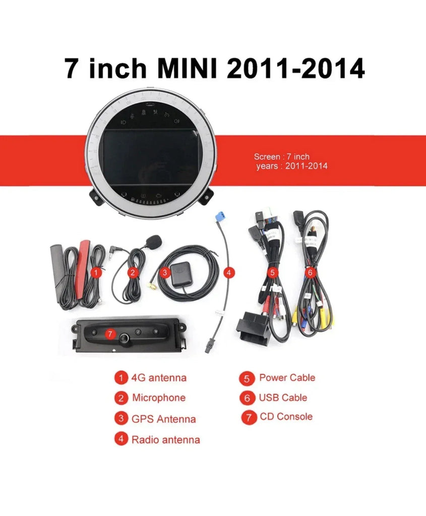 Android 13 Car Multimedia Player for BMW Mini Cooper R60 (2011-2016) with Touchscreen & GPS - ZYYKZ Test Equipment