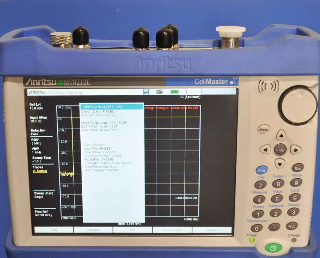 Anritsu MT8212E CellMaster Base Station with ICN50B and GPS Antenna - Repair Needed