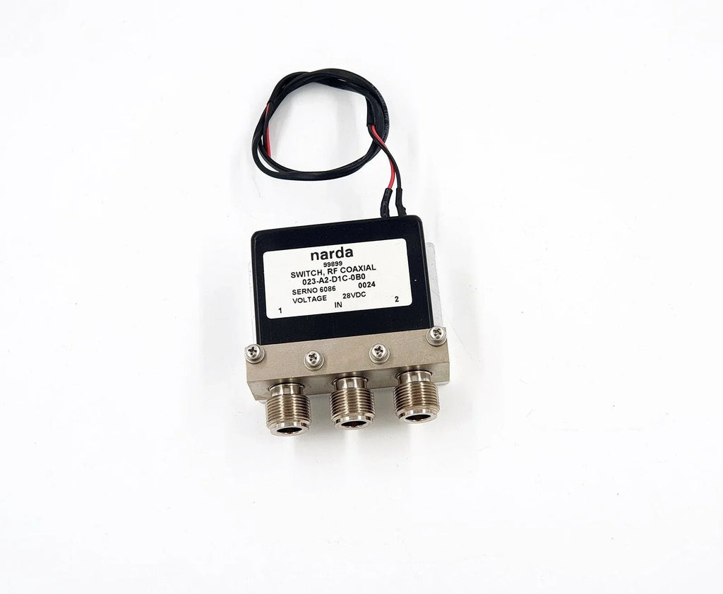 Narda 023-A2-D1C-0B0 Microwave Coaxial RF Switch - ZYYKZ Test Equipment