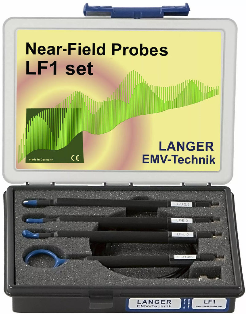 Langer EMV LF1 Set Near-Field RF Probes for EMC Testing (100 kHz to 50 MHz)