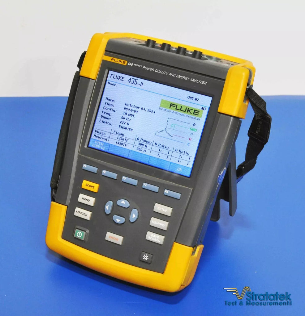 Fluke 435-II Power Quality & Energy Analyzer - Calibrated PQA 435 Series II 6000A