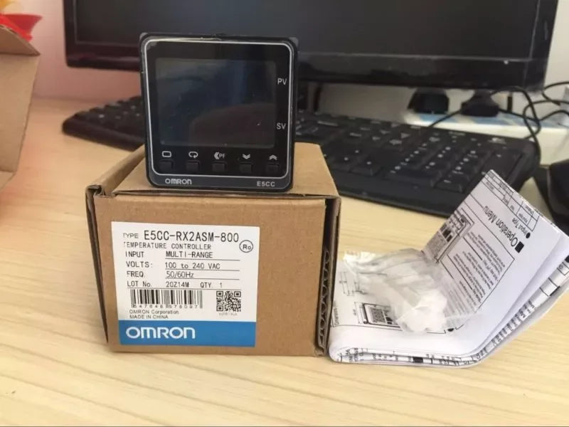 OMRON E5CC-RX2ASM-800 Digital Temperature Controller with Dual Display - ZYYKZ Test Equipment