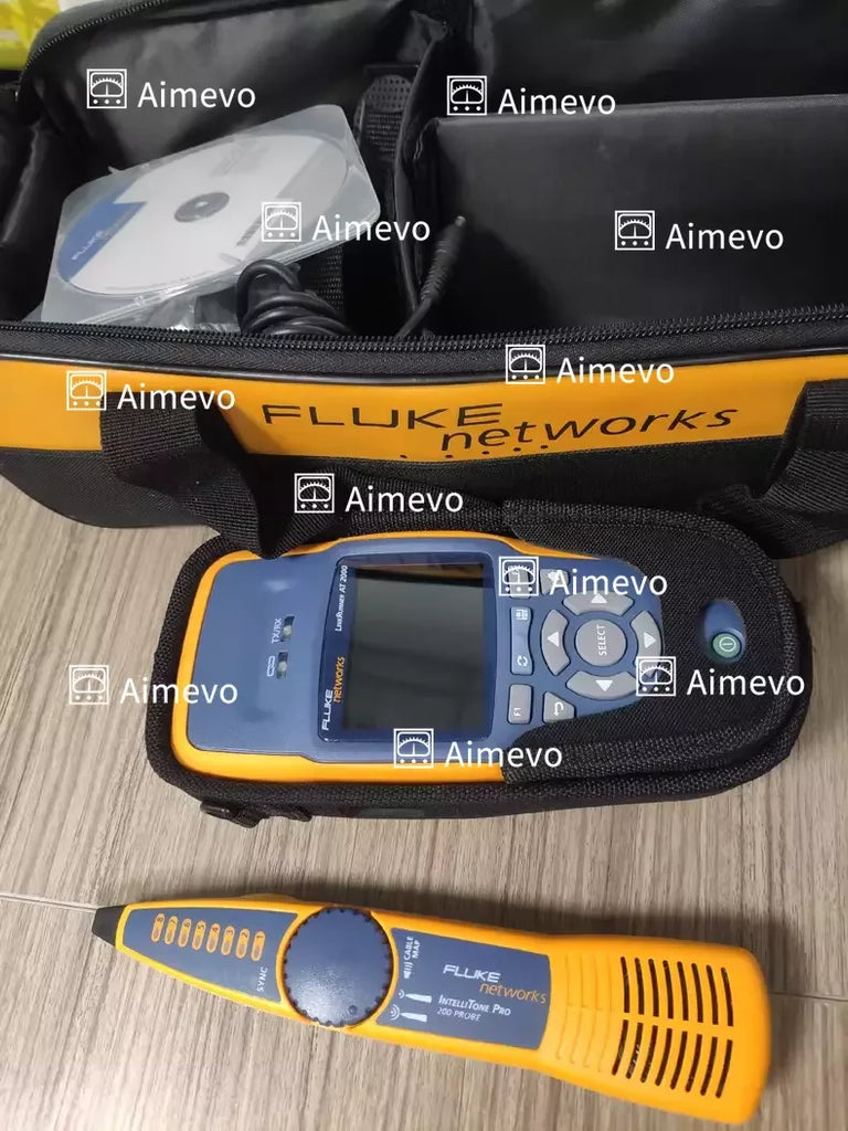 Fluke Networks LinkRunner AT 2000 Ethernet Network Connectivity Tester with Case - ZYYKZ Test Equipment