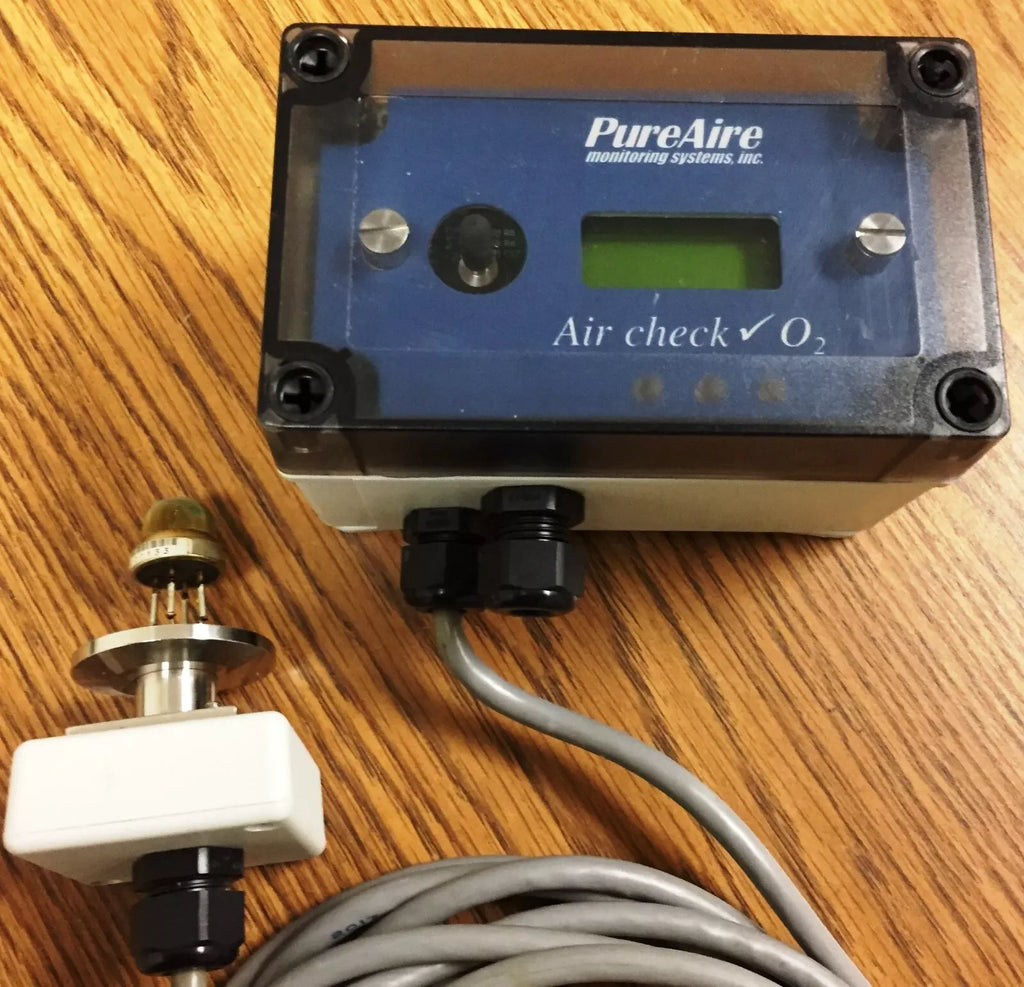 Pure Aire TX-1100-DKF25 Trace Oxygen Analyzer Monitoring System - ZYYKZ Test Equipment