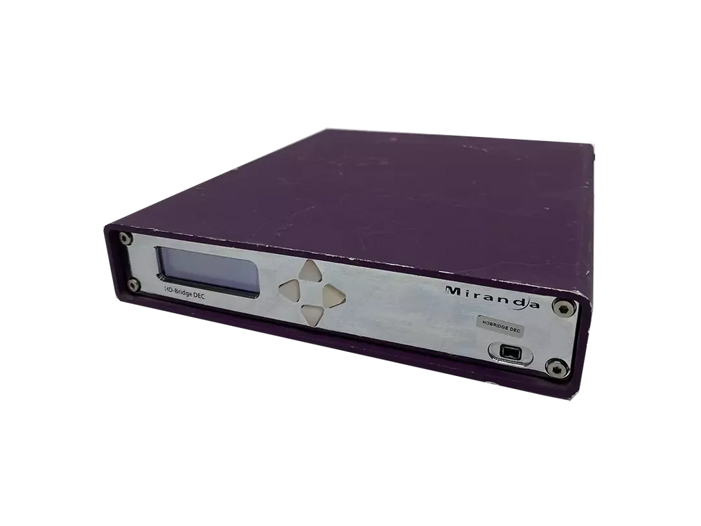 Miranda HD Bridge DEC HDV to HD/SD-SDI Video Decoder - ZYYKZ Test Equipment