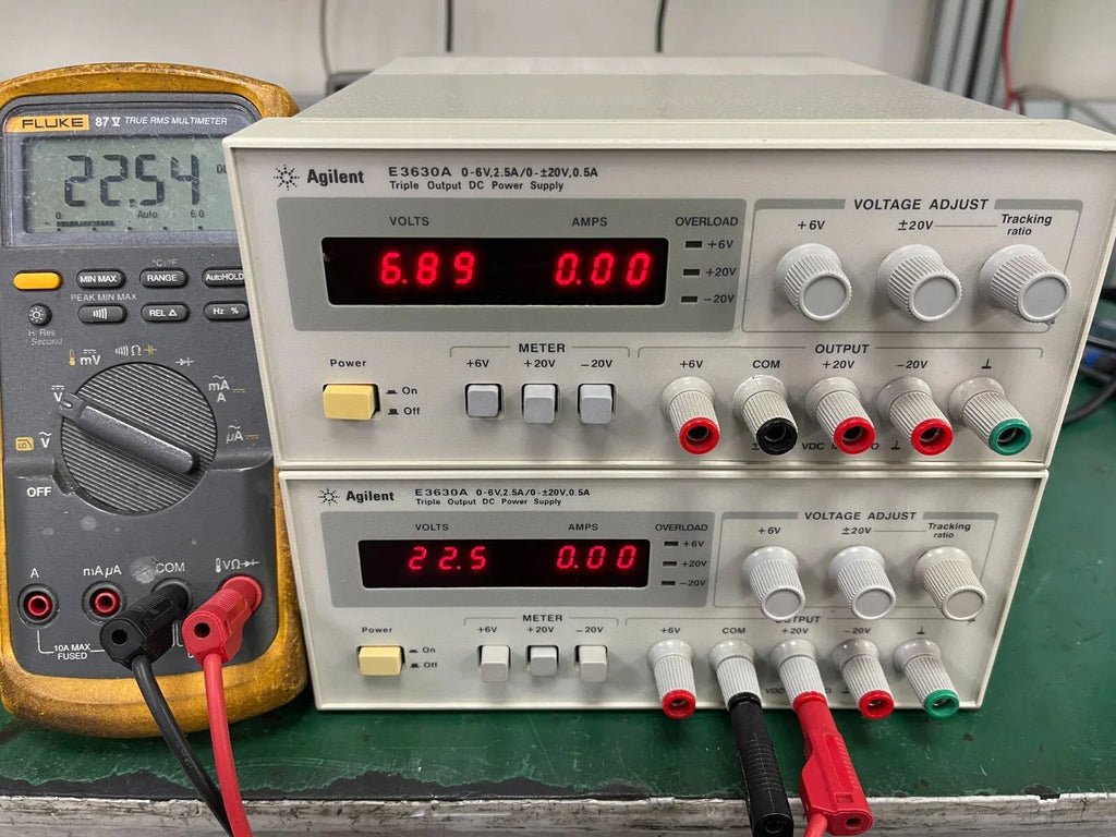 Agilent E3630A Triple Output DC Power Supply 0-6V/5A, 0-25V/1A, 0-25V/1A - ZYYKZ Test Equipment