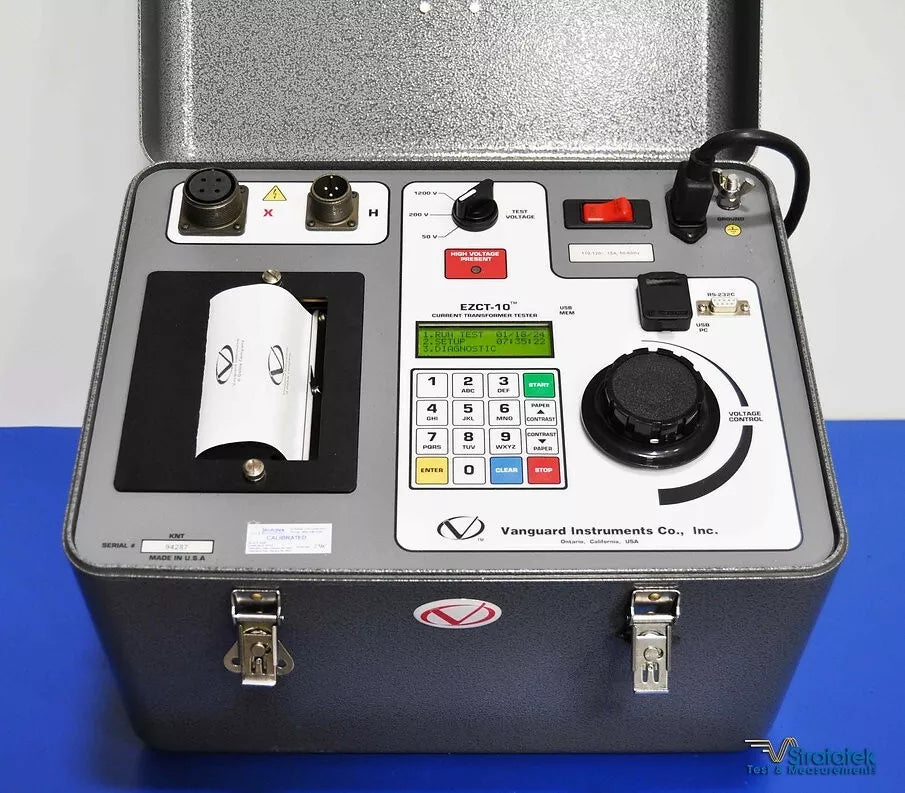 Vanguard EZCT-10 NIST Calibrated Current Transformer Tester - 10A