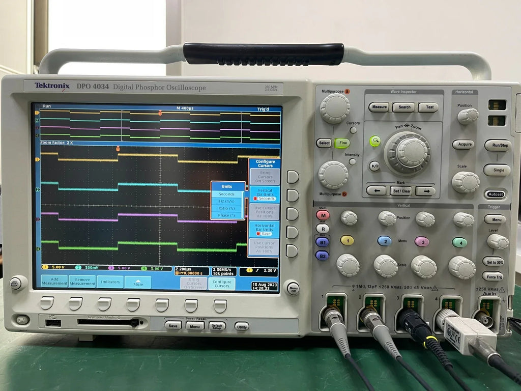 Tektronix DPO4034 350MHz 4-Channel Digital Phosphor Oscilloscope 2.5GS/s - ZYYKZ Test Equipment
