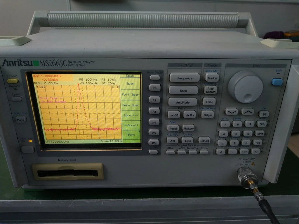 Anritsu MS2665C Spectrum Analyzer - 9 kHz to 21.2 GHz, Excellent Condition - ZYYKZ Test Equipment