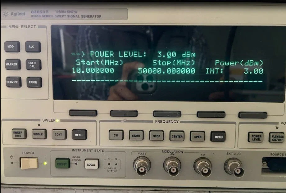 Agilent 83650B Synthesized Sweep Signal Generator 10 MHz to 50 GHz - ZYYKZ Test Equipment