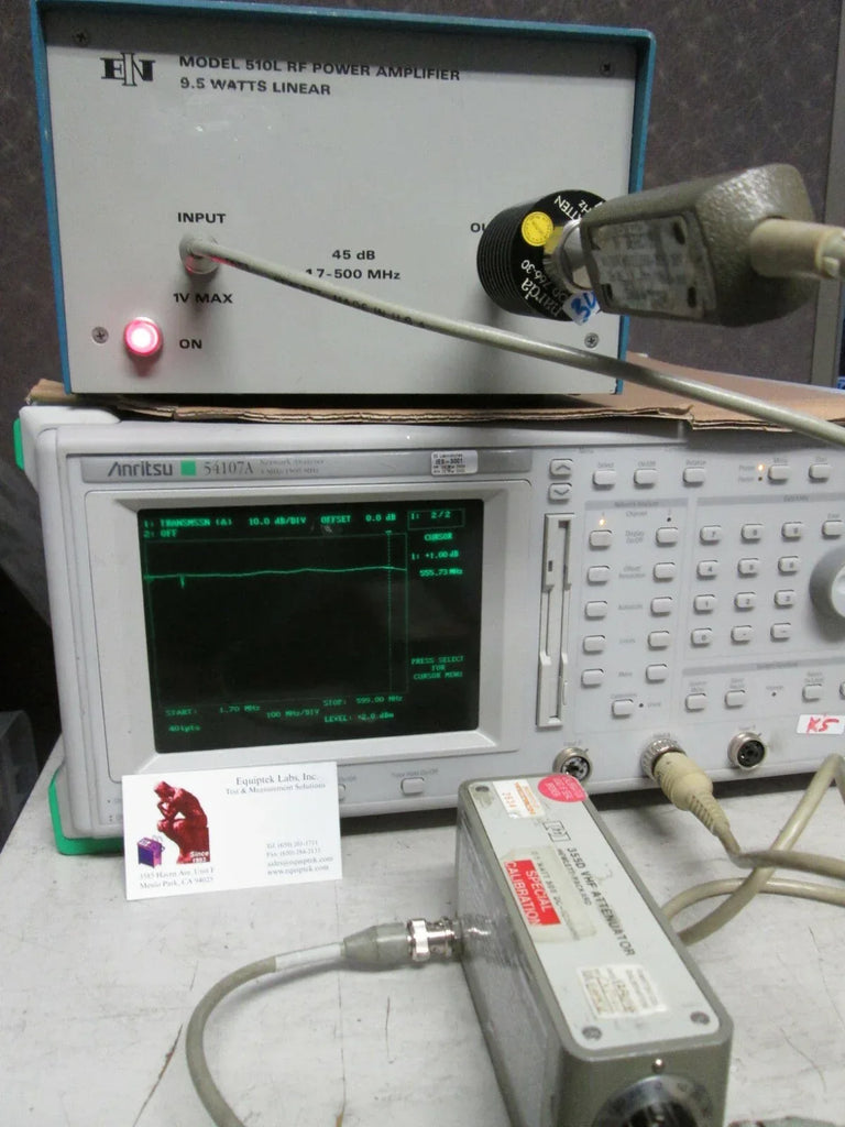 ENI 510L Wideband RF Power Amplifier 10 MHz - 510 MHz - ZYYKZ Test Equipment